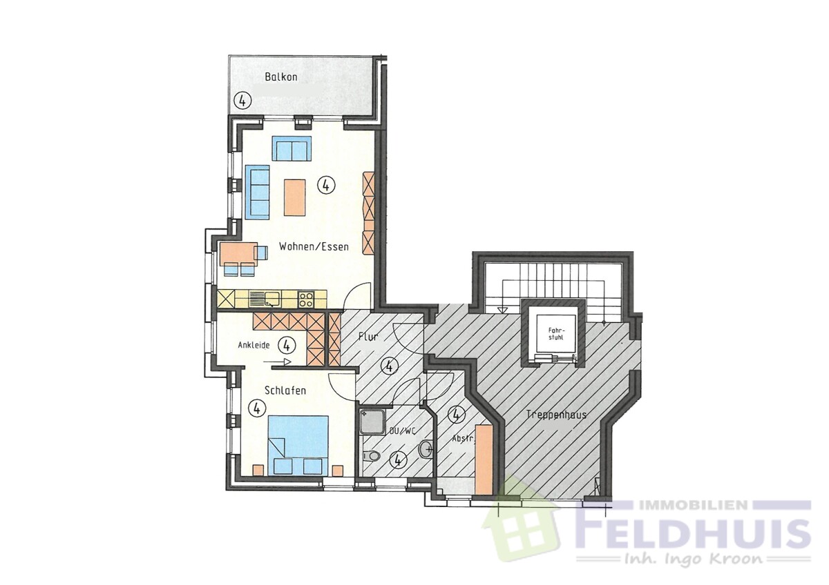 Grundriss Wohnung 