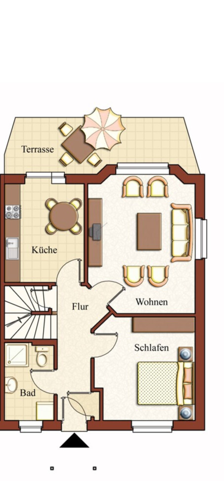 Grundriss EG (rechte Hälfte)