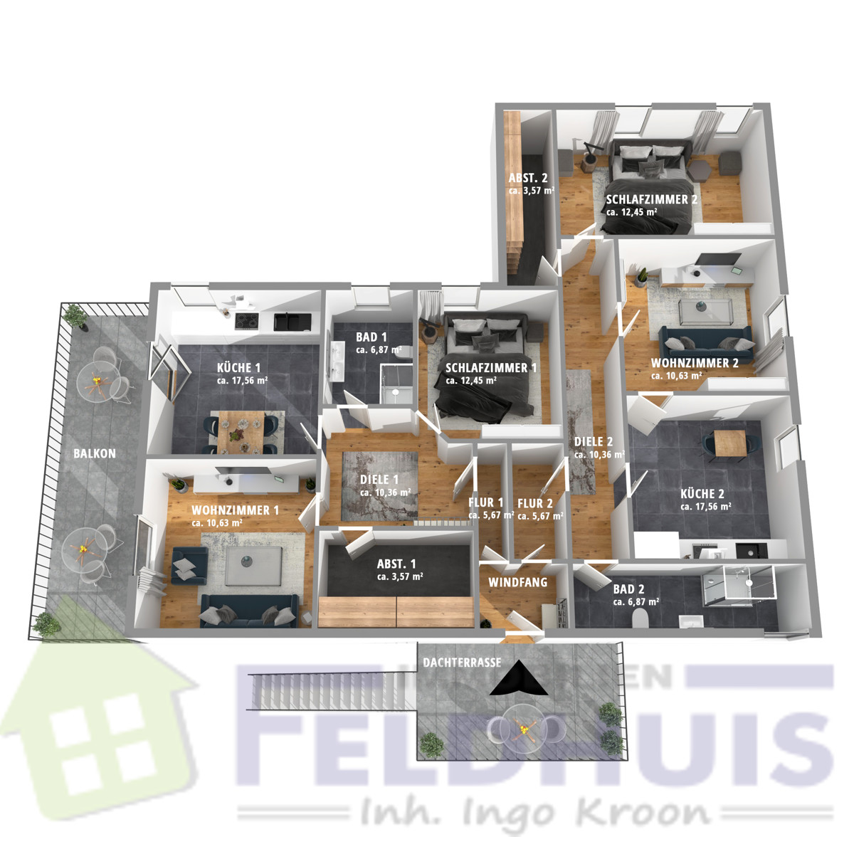 Grundriss Dachgeschoss