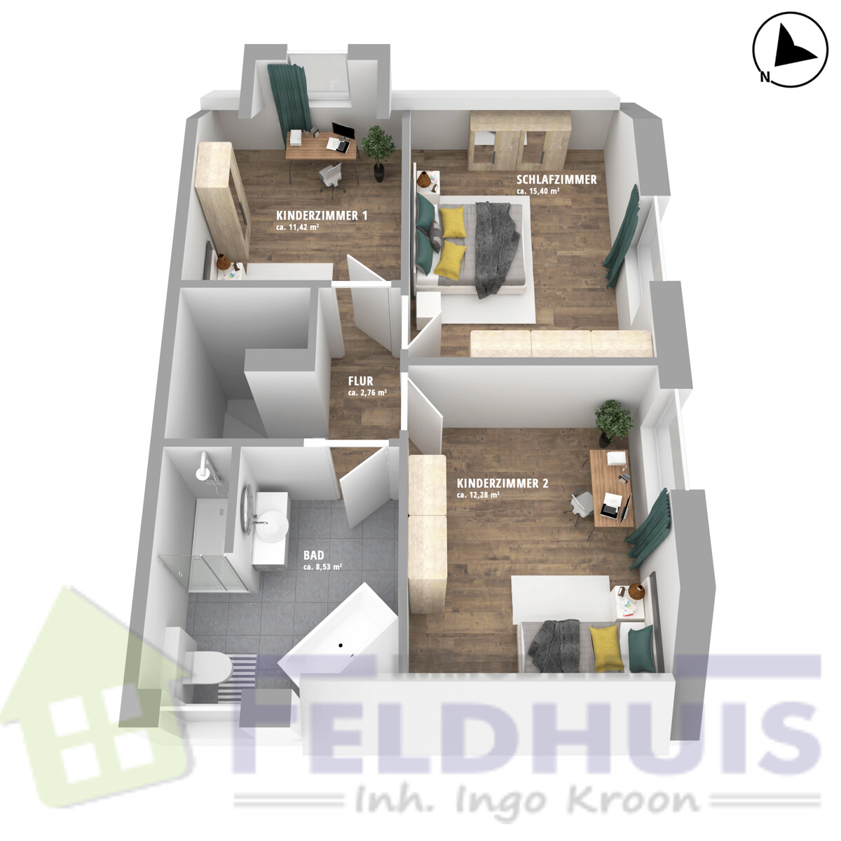 Grundriss Dachgeschoss