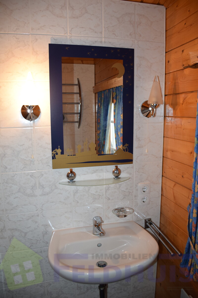 Badezimmer Blockhaus