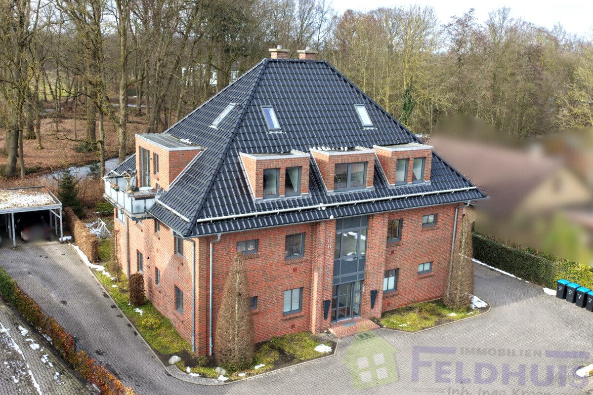 Wohnen am Philippsburger-Park! 
Gemütliche 3-Zimmer-Oberwohnung in Leer-Loga