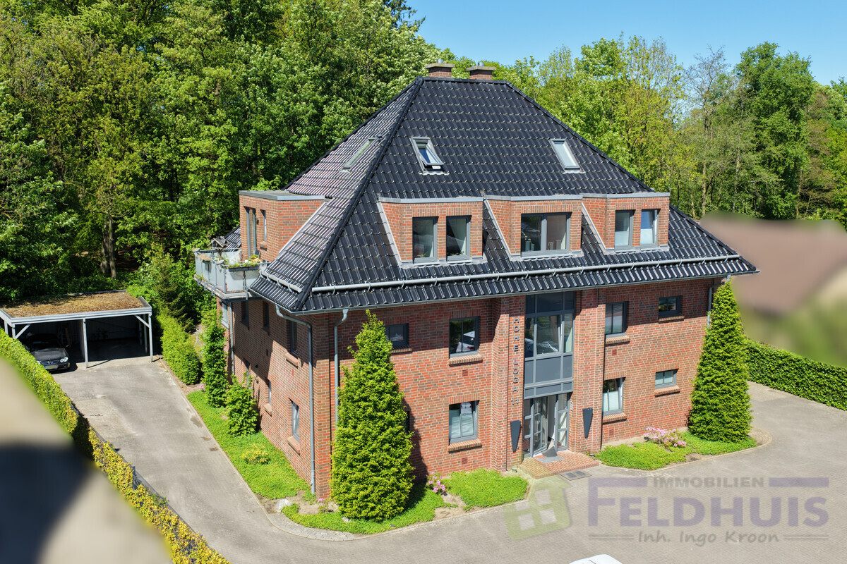 Wohnen am Philippsburger-Park! 
3-Zimmer-Erdgeschosswohnung mit Terrasse in Leer-Loga